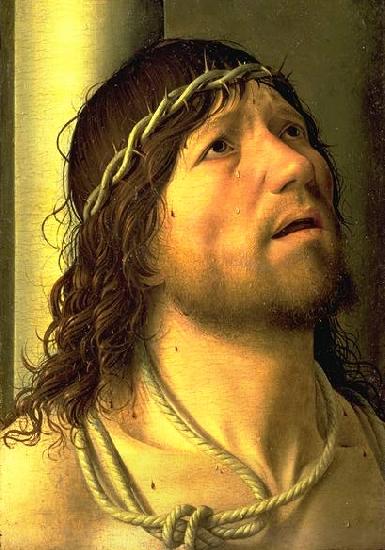 Antonello da Messina Christ at the Column (detail) oil painting picture